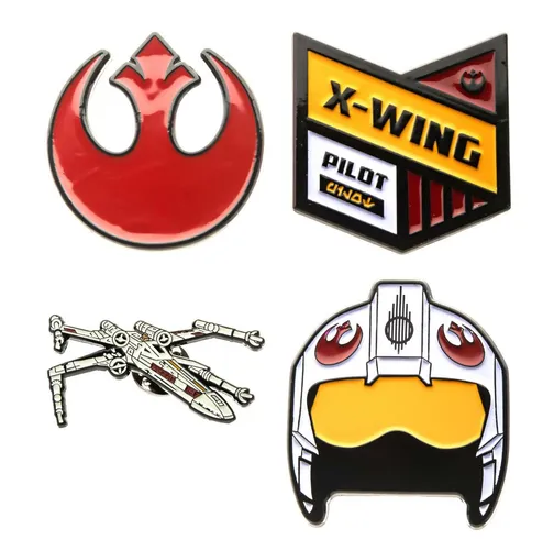 Star Wars Rebel Alliance Emaille Anstecknadeln | Set Von 4 von Star Wars Jewelry
