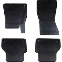 vidaXL Autofußmatte 4 pcs Schwarz Gummi - Praktische 4-teiliges Set von Gummi-Fußmatten für Ihr Fahrzeug, robust und einfach zu reinigen, idealer Schutz für den Innenraum.