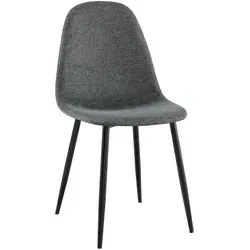furnicato Esszimmerstuhl Napier 88x44x51 cm grau
