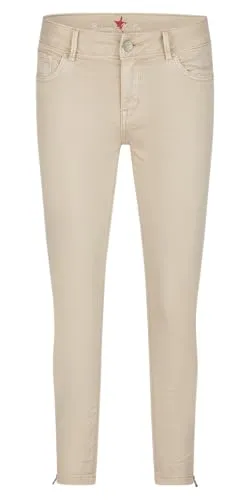 Buena Vista Stoffhose - Beige Stoffhose für Damen, aus 85% Baumwolle für hohen Tragekomfort, ideal für den Alltag und lässige Outfits.