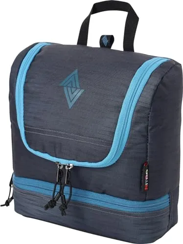 NITRO Kulturbeutel TRAVEL KIT Haze - Reise Kulturtasche mit Aufhängemöglichkeit, ideal für unterwegs und perfekt organisiert für Ihre Beauty-Produkte.