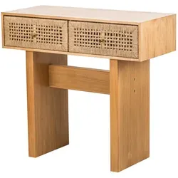 Nordlys Konsolentisch, Braun, Holz, 84x77x42 cm, FSC 100%, Wohnzimmer, Wohnzimmertische, Konsolentische