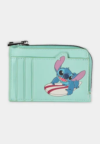 Lilo & Stitch Kartenetui - Stylisches Kartenetui im Lilo & Stitch Design, ideal für Fans. Mit sechs Kartenfächern und einem Reißverschlussfach für Münzen bietet es praktische Aufbewahrung und bringt die entspannte Inselatmosphäre in deinen Alltag.