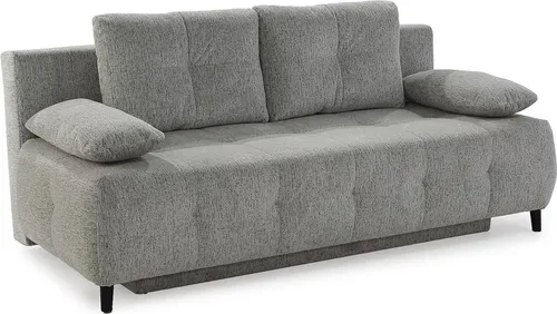 Schlafsofa Phil Stoff Grau Hellgrau in grau von Job