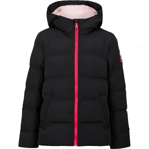 Ziener Kinder Amani-Z Jacke (Größe 116, schwarz) - Sportliche Skijacke für Kinder, ausgestattet mit recycelter Isolierung und optimalem Wetterschutz für kalte Wintertage.