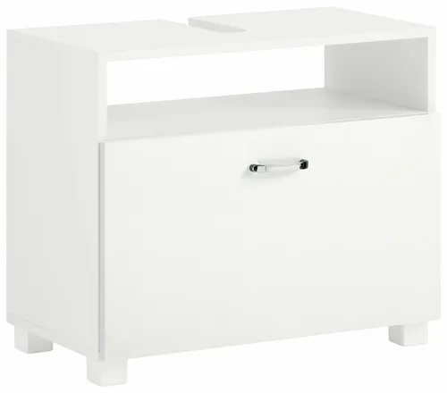 Schildmeyer Waschbeckenunterschrank Colli – 54,5 cm, in verschiedenen Farben mit Metallgriffen - Der praktische Waschbeckenunterschrank »Colli« bietet viel Stauraum für Badutensilien. Mit großer Schublade und offenem Fach ist er ideal zur Aufbewahrung von Handtüchern und Kosmetika. Der Siphonausschnitt sorgt für eine saubere Optik im Bad.