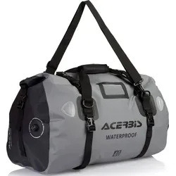 Acerbis X-Water 40L Horizontal Duffel Bag - Leder & Satteltaschen, geräumige 40L Kapazität für vielseitige Nutzung und robustes Design in Grau/Schwarz
