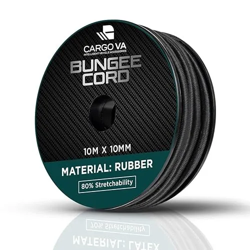 CargoVA Gummiseil 10mm 10m schwarz von CARGO VA Intelligent Vehicle Accessories