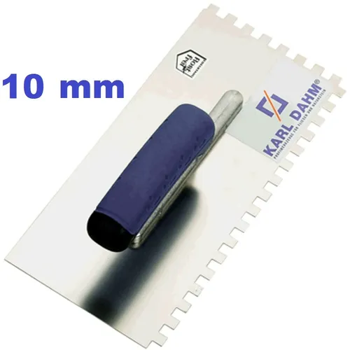 Zahnkelle 10 mm rostfrei Softgriff Karl Dahm 10642 Glättekelle Fliesenverlegen