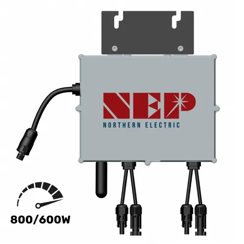 NEP 800W Wechselrichter drosselbar auf 600W | Mit integriertem Relais | IP-67