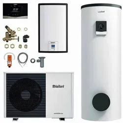 Vaillant Paket 4.34 Arotherm Plus Vwl 125/6 A S2 Unistor Plus Vih Rw 300, 0010036257