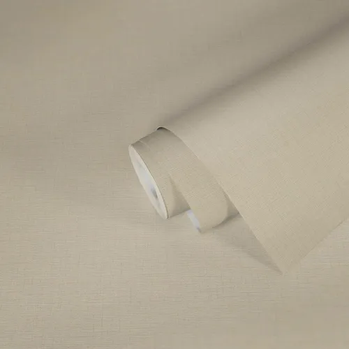 Vliestapete Uni Leinen creme-beige My Home My Spa 38712-3 (3,52€/1qm)