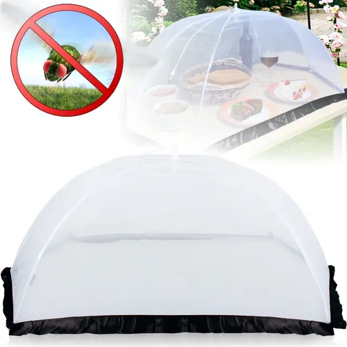 XXL Fliegenhaube 115cm Lebensmittel Fliegenschutz Essen Abdeckhaube Obst Glocke