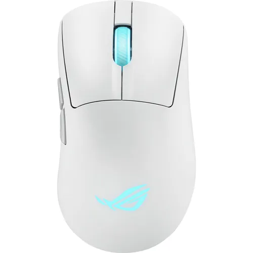 ASUS ROG Keris II Origin White Gaming Maus - Gaming Maus mit präziser 16.000 DPI Abtastung und anpassbarer RGB-Beleuchtung für ein individuelles Spielerlebnis.