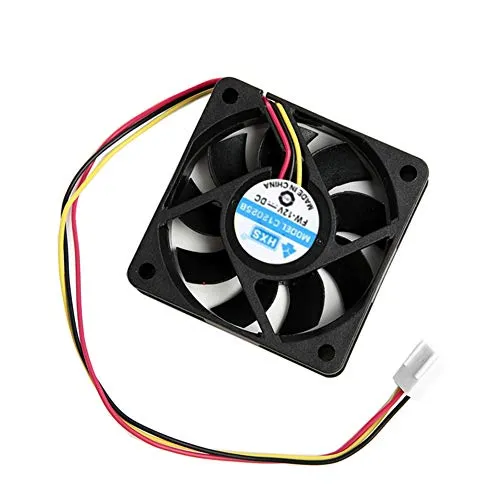 R04 3-Pin 12V 60x60x15mm Brushless Lüfter – PC Gehäuselüfter, Silent Cooling, Effizienter Kühler