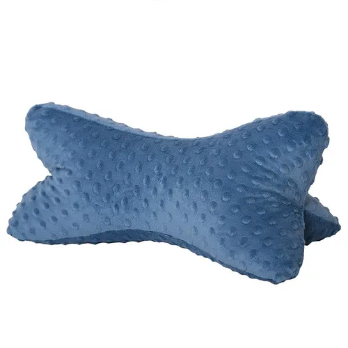 Dr. Berger Leseknochen Minky Petrolblau 40 x 18 cm von Dr. Berger Living