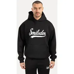 Smilodox Hoodie Lorik Oversize Kapuzenpullover - Stylischer Oversize Hoodie mit großem Frontprint, aus weichem und flauschigem Stoff, perfekt für Alltag und Streetstyle. Kängurutasche bietet praktischen Stauraum.