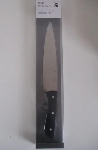 WMF Kochmesser 33 cm - Spezialklingenstahl mit ergonomischem Griff - Hochwertiges Kochmesser (33 cm) aus rostfreiem Spezialklingenstahl, mit ergonomischem Kunststoff-Griff für müheloses Schneiden und langanhaltende Schärfe. Ideal für jede Küche.