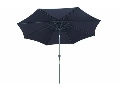 Avio Mittelstockschirm anthrazit Ø 300cm - Sonnenschirm mit knickbarem Design und verstellbarer Höhe, ideal für flexible Schattenlösungen im Garten oder auf der Terrasse.
