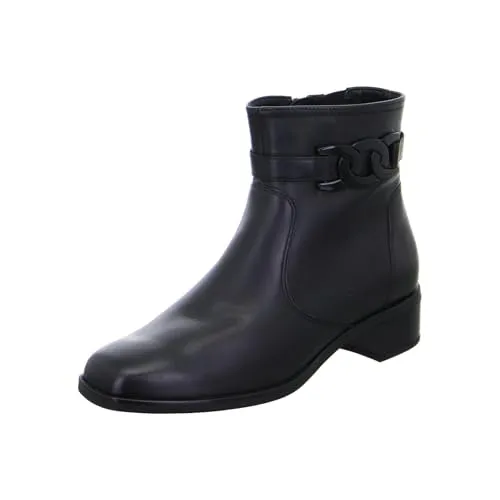 ara Damen Graz Stiefelette, SCHWARZ, 36.5 EU Weit - Wanderschuhe mit Wechselfussbett und High Soft Technologie für besonderen Komfort beim Gehen.