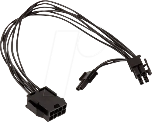 KOLINK 02364 - Kolink Adapter 4+4-Pin CPU auf 6+2-Pin-PCIe, schwarz