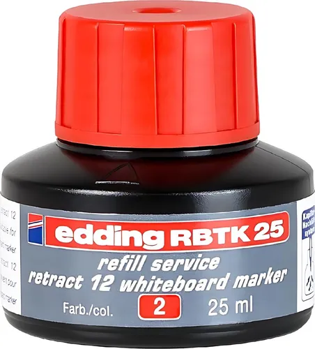 Edding Whiteboardmarker Nachfülltinte RBTK 25 25 ml rot