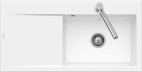 Villeroy & Boch Subway Style 60 Graphite - 3362 02 i4 Keramikspüle mit Excenterbetätigung - Elegante Keramikspüle in Graphite, ideal für moderne Küchen. Mit praktischer Excenterbetätigung und passend für Unterschränke ab 60 cm.