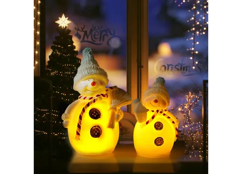 CCLIFE Geschenkbox 2er Set LED Geschenkbox Weihnachten Weihnachtenbox