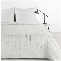 Design91 Marmor Decke Tagesecke - Eleganter Bettüberwurf für Doppelbett - Glamouröse Tagesdecke mit glänzendem Marmor-Muster, beidseitig nutzbar und aus hochwertigem Polyester für kuschelige Wärme. Ideal für stilvolle Schlafzimmer!