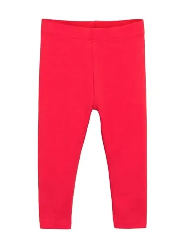 NEXT Mädchen Einfarbig Basic-Leggings Rot 98-104
