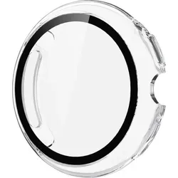Für Google Pixel Watch 4 41mm Kunststoff Schutzhülle + 9H Hart Glas Transparent - Transparent