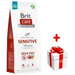 BRIT CARE Grain-free Sensitive Venison 12kg - Getreidefreies Hundefutter für empfindliche Hunde, enthält Wildfleisch und Kartoffeln, 5% Rabatt mit Code BRIT-5