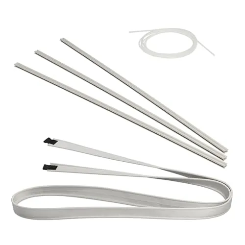 Kederadapter 7mm auf 5mm - 270cm für Camping Bus Vorzelt - Zubehör für Wohnmobilzelte, ermöglicht freistehende Vorzelte und Sonnensegel, flexibel kürzbar auf Wunschlänge, einfach zu verstauen dank kompaktem Packmaß.