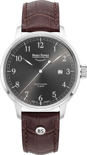 Bruno Söhnle Hamburg Automatik Big Herren-Armbanduhr - Armbanduhren für Herren, präzises Atelierkaliber BS175 und elegantes Edelstahlgehäuse mit Saphirglas für stilbewusste Männer.