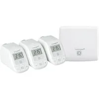 Produktbild Smart Home Starter Set Heizen weiß, Homematic IP Access Point (HmIP-HAP), 3x Homematic IP Heizkörperthermostat - basic (HmIP-eTRV-B)