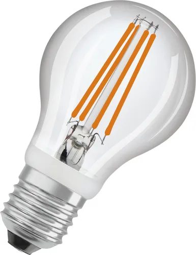 Osram Star+ LED-Lampe E27 mit Bewegungssensor - Energieeffiziente LED-Lampe mit Filament-Optik, 806 Lumen und 25000 Stunden Lebensdauer. Sofort volles Licht für Wohnräume, einfach im Austausch mit herkömmlichen Leuchtmitteln.