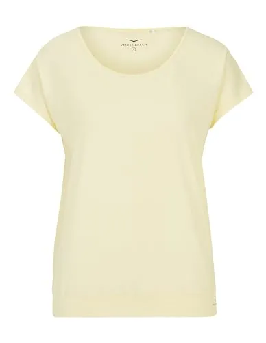 Venice Beach T-Shirt VB Ryah Pine, M - Stylisches T-Shirt aus einer Polyamid-Elasthan-Mischung für hohen Tragekomfort. Mit Rundhalsausschnitt und überschnittenen Ärmeln ideal für entspannte Tage.