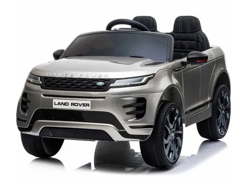 TPFLiving Elektro-Kinderauto Range Rover Evogue grau - Kinder-Elektrofahrzeuge mit Original Land Rover Lizenz, bietet realistischen Fahrspaß und detailgetreue Gestaltung für kleine Autofans.