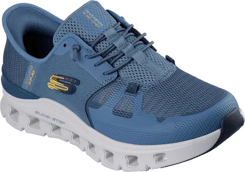 Skechers Hands Free Slip-Ins Glide-Step Pro Sneaker - Sportlicher Sneaker aus veganem Textil mit einzigartigem Fersenkissen für optimalen Halt und gepolsterter Memory Foam Innensohle für höchsten Komfort. Ideal für einfaches Anziehen ohne Bücken.