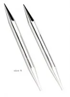 Nova Metall vernickelte Nadelspitzen (ohne Seil) 3,25mm (10416)