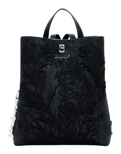Desigual Romeo Floral Sumy Mini Backpack in schwarz von Desigual
