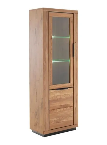 MCA Vitrine GILON BHT 72x200x40 cm braun von MCA Direkt