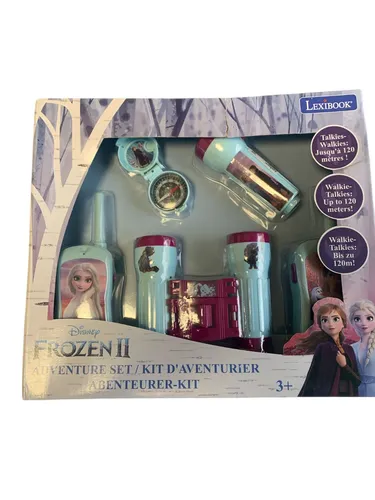 Lexibook, Die Eiskönigin, Abenteurer-Set für Kinder, Walkie-Talkies 120m