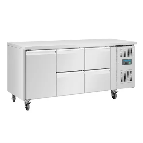 Polar U-Serie Kühlschrank 358 Ltr. – 1 Tür & 4 Schubladen von Polar