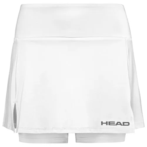HEAD CLUB Basic Skort W - Sportlicher Skort für Damen mit hohem, elastischem Bund und fester Innenhose, ideal für Tennis und Freizeitaktivitäten.