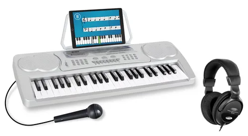 McGrey BK-4910SR Beginner-Keyboard Silber Set inkl. Kopfhörer