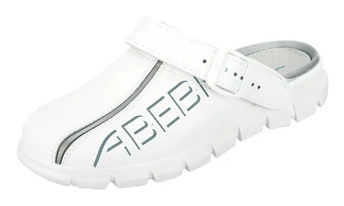 Abeba Berufsschuhe Dynamic 7310, Unisex Clogs aus Echtleder, Gr. 40 - Hochwertige Clogs für Damen und Herren mit rutschfester TPU-Laufsohle, ideal für Medizin und Gastronomie. Flexzonen sorgen für hohen Tragekomfort und Sicherheit durch die Zertifizierung nach EN ISO 20347.