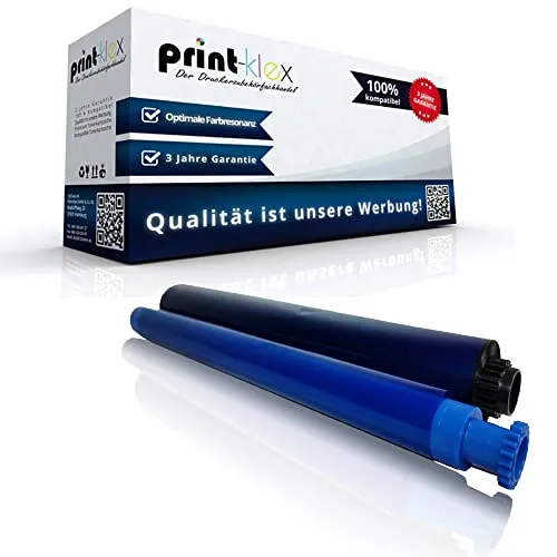 Print-Klex Thermorolle kompatibel für Panasonic KX FP 143 KX FP 141Series KX FP 141G KX FP 141 KX FP 140Series KX FC 245G2 KX FC 245G KX FC 245 KX FC 240Series KX FC 235G KX FC 235 KX FC 230Series KX FA 54X Black BK - Eco Plus Serie