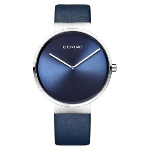 BERING 14539-607 Quarzuhren - Elegante Armbanduhr für Damen mit silbernem Edelstahlgehäuse und kratzfestem Saphirglas, ideal für jeden Anlass.