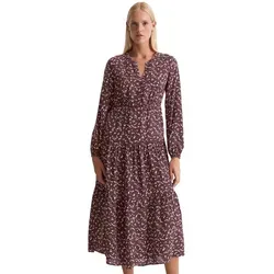 Marc O'Polo Druckkleid aus Cupro-Viskose-Mix in braun von Marc O'Polo